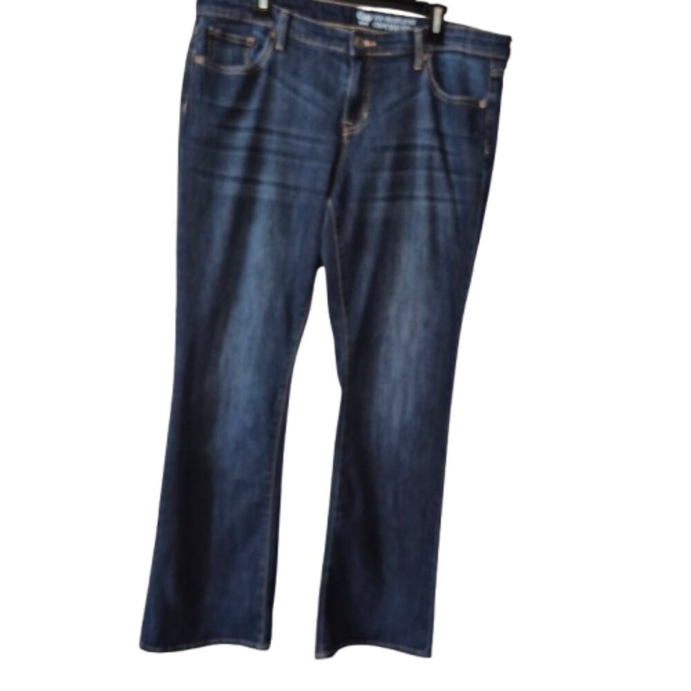 Gap Sexy Boot Cut Fit Dark Wash Jeans Size 33/16 Regular